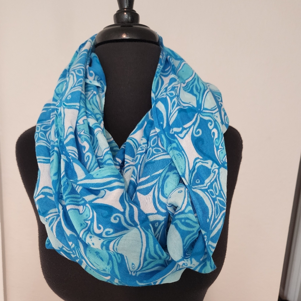 Lilly Pulitzer Ocean Blue Scarf